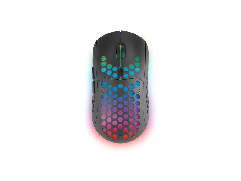 MMW3 wireless Gaming mouse RGB Flow lighting ultralight 79g 3200DPI power  saving rechargeable RGB Gaming mouse black/pink/White