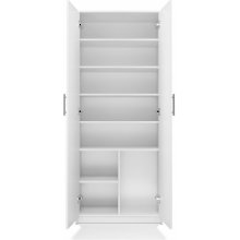 Filing cabinet OLIV 2D 74x35x180 cm, white