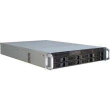 Inter-Tech IPC 2U-2408 Rack Black, Stainless...