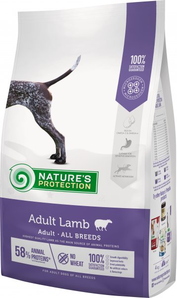 Natures Protection Nature's Protection Adult Lamb All breed dog 4 kg ...