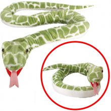 Beppe Plush toy ZOO green Snake 142 cm