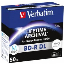 Verbatim 1x5 M-Disc BD-R Blu-Ray 50GB 6x...