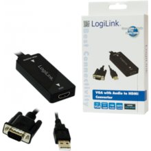 LogiLink Konverter VGA m. Audio zu HDMI...