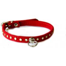 HIPPIE PET Collar from velours with...