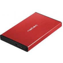 Natec Rhino GO HDD/SSD enclosure Red 2.5