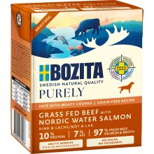 BOZITA Purely Beef & Salmon 370g