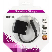 DELTACO Адаптер DisplayPort к DVI-I Dual...