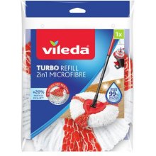 Vileda Turbo 2in1 Mop head Red, White