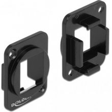 DELOCK Keystone Halterung 1 Port D-Type...