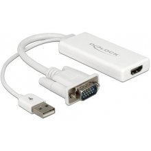 DeLOCK VGA Adapter Sub15 + USB -> HDMI...