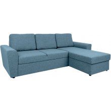 Home4you Corner sofa bed INGMAR light blue