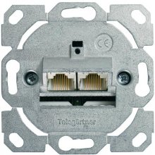 Telegärtner 100022944 socket-outlet 2 x...