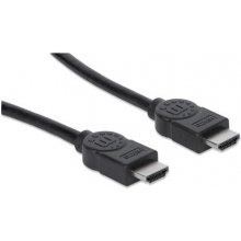 Manhattan HDMI-Kabel Ethernet A -> A St/St...