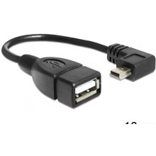 DELOCK USB Kabel A -> Mini-B Bu/St 0.16m 90°...