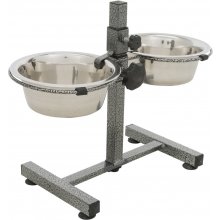 TRIXIE Set of stainless steel bowls with...