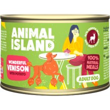 ANIMAL ISLAND Deer with potatoes - wet dog...