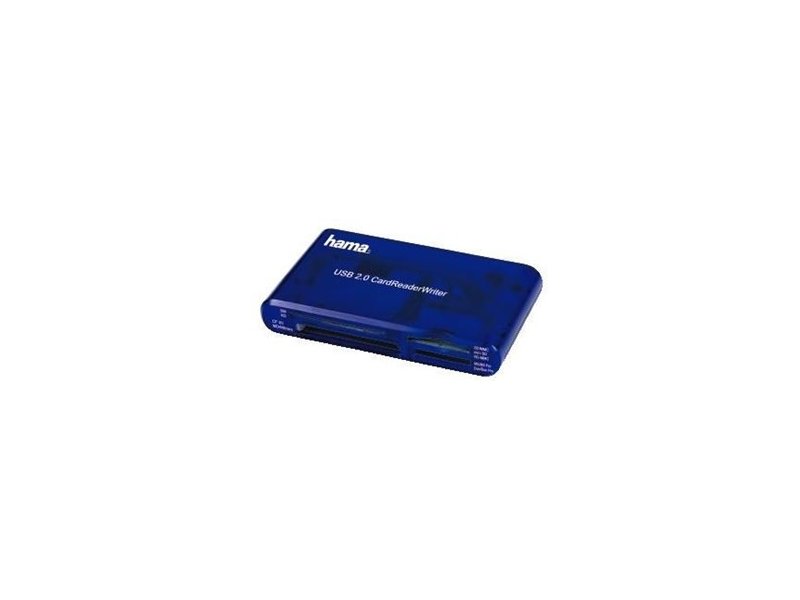 letvægt nedsænket værst Hama USB 2.0 Multi Card Reader 35 in 1, blue 55348 - OX.ee