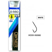 Owner Single hook S-560-12 with line 0.12mm