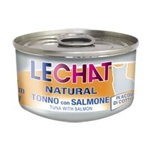 LeChat Natural Tuna with Salmon 80 gr