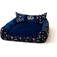 Go Gift Dog and cat bed L - navy blue -...