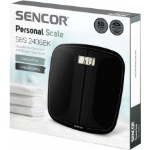 Sencor Personal scale SBS2406BK, black