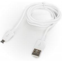 Platinet кабель USB - microUSB 1 м, белый