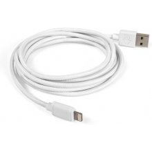 OWC Prem. Braided USB - Lightning 2m - white