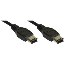 Inline FireWire 400 1394 Cable 6 Pin male...