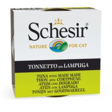 Schesir консервы для кошек тунец с корифеной...