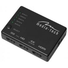 Media tech Switch 5xHDMI SWITCH 4K MT5207