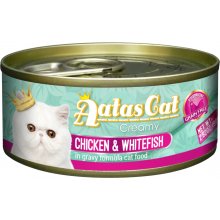 Aatas Cat Creamy Chicken&Whitefish 80g -...
