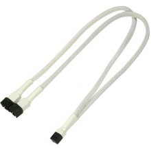 Nanoxia Kabel 3-Pin Y-Kabel, 30 cm, weiß