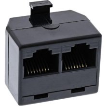 Inline ISDN Distribution rack 1x RJ45 M / 2x...