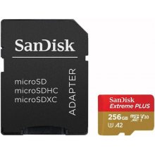 SanDisk Extreme PLUS microSDXC 256GB + SD...