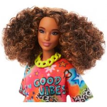 Mattel Barbie Doll, Brunette With Graffiti...