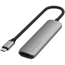 SATECHI 4-in-1 USB-C Slim Multiport Adapter...