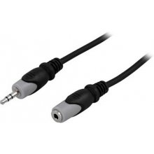 Deltaco MM-163 audio cable 10 m 3.5mm Black...
