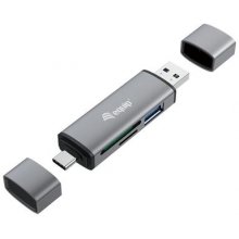 Кард-ридер Equip Kartenleser USB 3.0+USB-C...