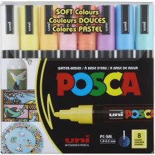 Posca Marker UNI PC-5M 8er Etui Pastell