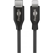 Goobay Lightning-kabel 2m sort MFi