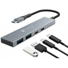 Techly IUSB32C-HUB4AC interface hub USB 3.2...