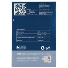Arctic Thermal Pad TP-3 120x20x0.5mm, 4 pcs