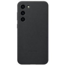 Samsung Galaxy S23+ leather case, black