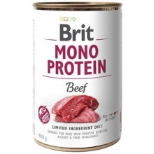 Brit Mono Protein Beef - wet dog food - 400...
