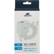 RIVACASE MOBILE CHARGER WALL/WHITE PS4102...