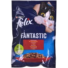 Purina Friskies Jelly Beef - Wet Cat Food -...