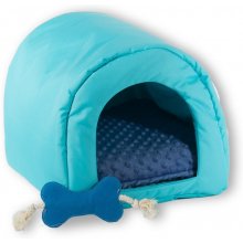 Go Gift Dog and cat cave bed - blue - 40 x...