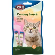 TRIXIE Creamy Snack with chicken, 5 × 14 g