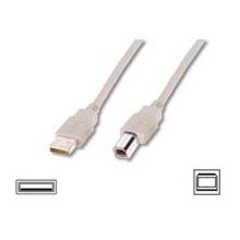 DIGITUS USB CONN. CABLE A B 3.0M USB 2.0...