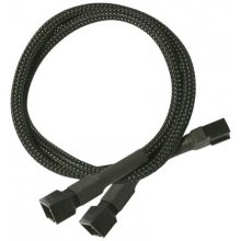 Nanoxia Kabel 3-Pin Y-Kabel, 30 cm, schwarz